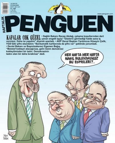 2011'e damga vuran karikatürler