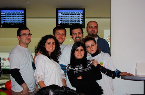 Gazeteciler bowlingte yarıştı