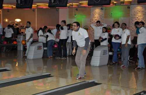 Gazeteciler bowlingte yarıştı