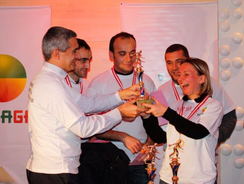 Gazeteciler bowlingte yarıştı