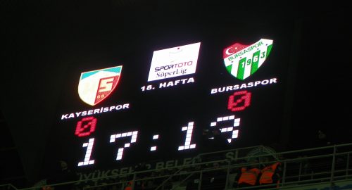 Kayserispor - Bursaspor maçı