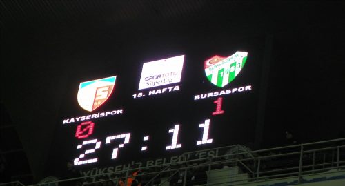 Kayserispor - Bursaspor maçı