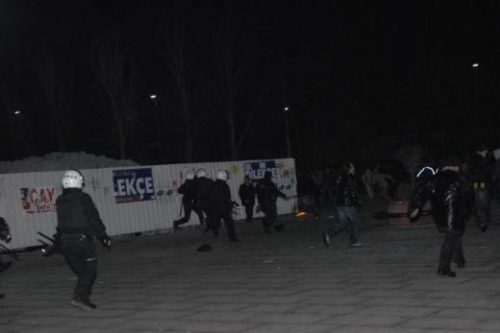 Çağlayan'da olaylar çıktı