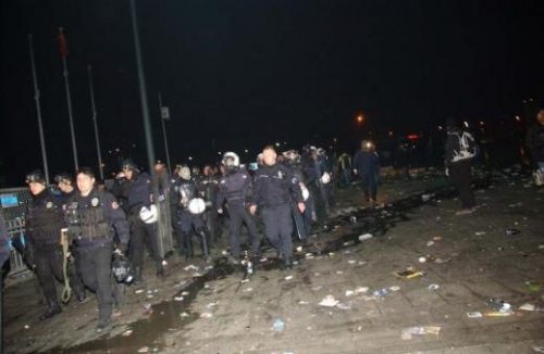 Çağlayan'da olaylar çıktı