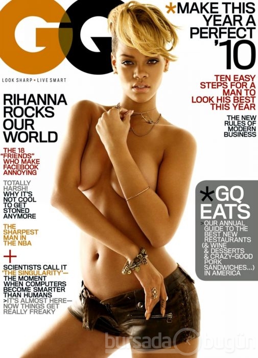 Rihanna'nın saçı göz tembelliği yapıyormuş