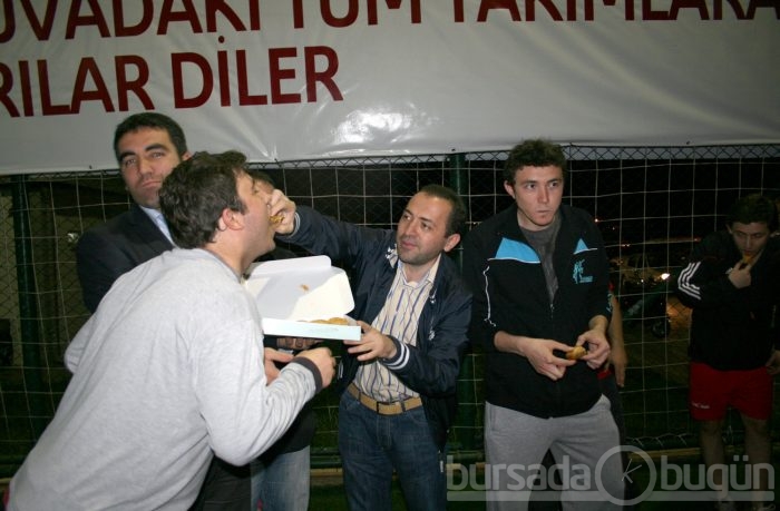 Gazeteciler turnuvada coştu