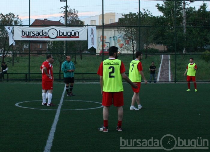 Gazeteciler turnuvada coştu