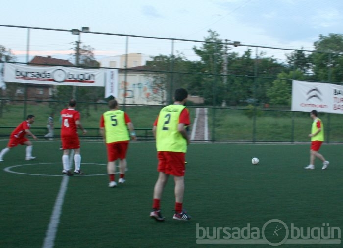 Gazeteciler turnuvada coştu