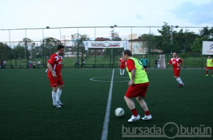 Gazeteciler turnuvada coştu