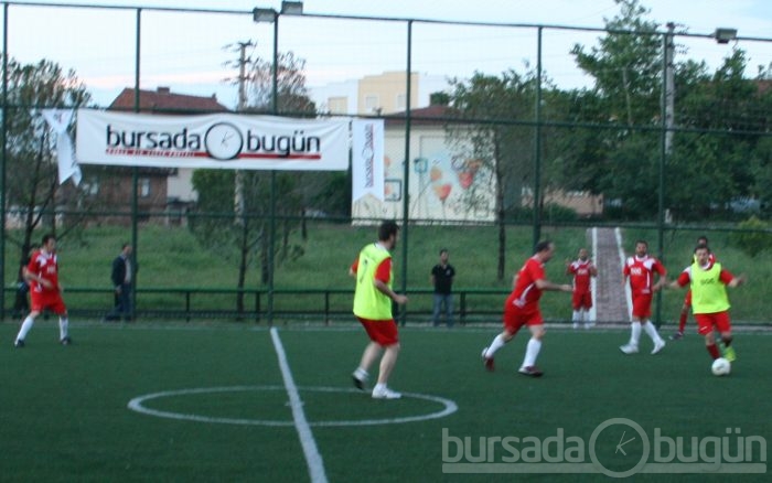 Gazeteciler turnuvada coştu