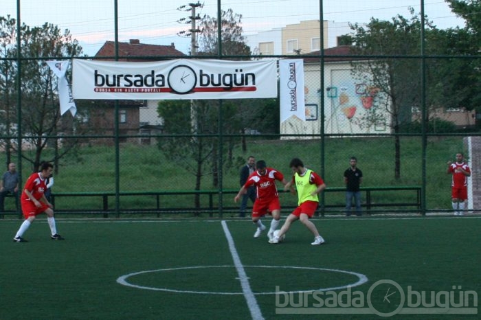 Gazeteciler turnuvada coştu