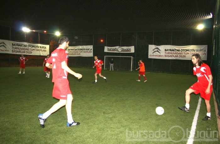 Gazeteciler turnuvada coştu