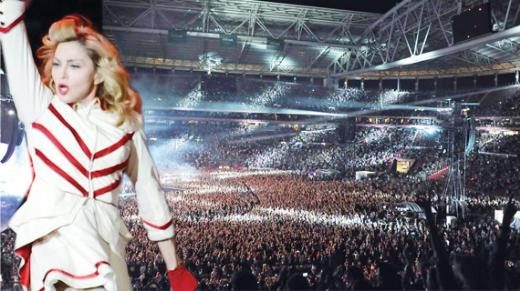 Madonna İstanbul'u böyle salladı