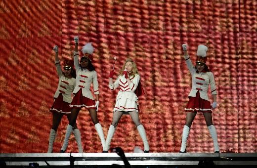 Madonna İstanbul'u böyle salladı