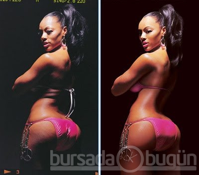 Ünlülerin Photoshop'suz halleri