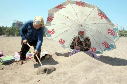 Yurdum insanı sıcaktan bunalınca