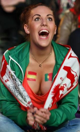 EURO 2012'nin tribün güzelleri