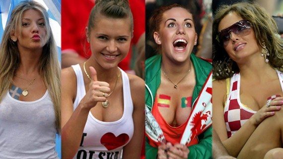 EURO 2012'nin tribün güzelleri