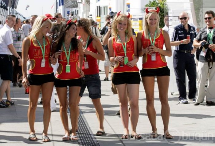 F1'in en güzel kızları