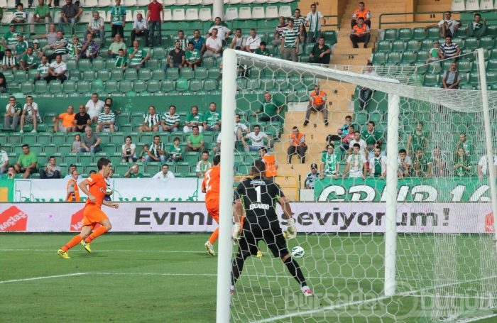 Bursaspor golü böyle kaçırdı