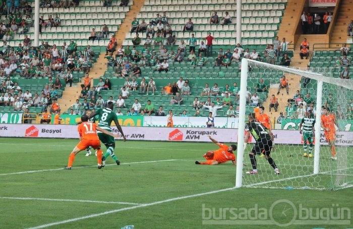 Bursaspor golü böyle kaçırdı