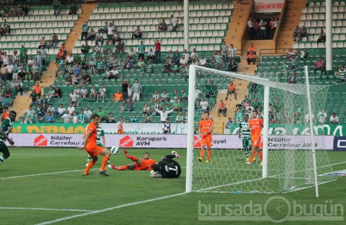 Bursaspor golü böyle kaçırdı