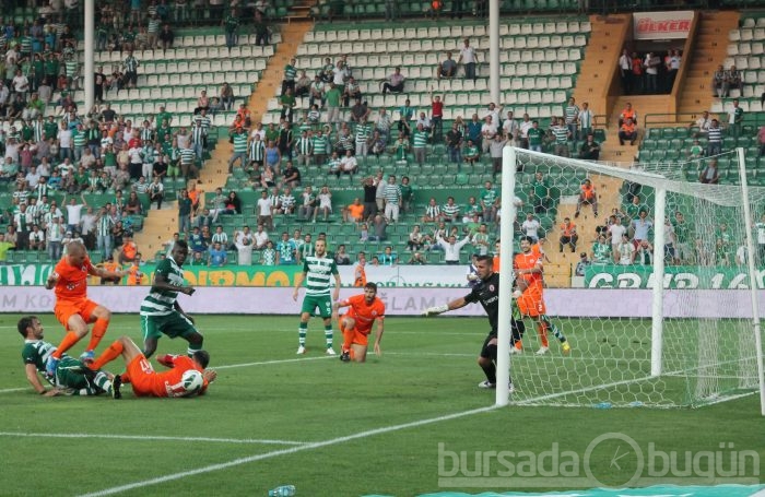 Bursaspor golü böyle kaçırdı