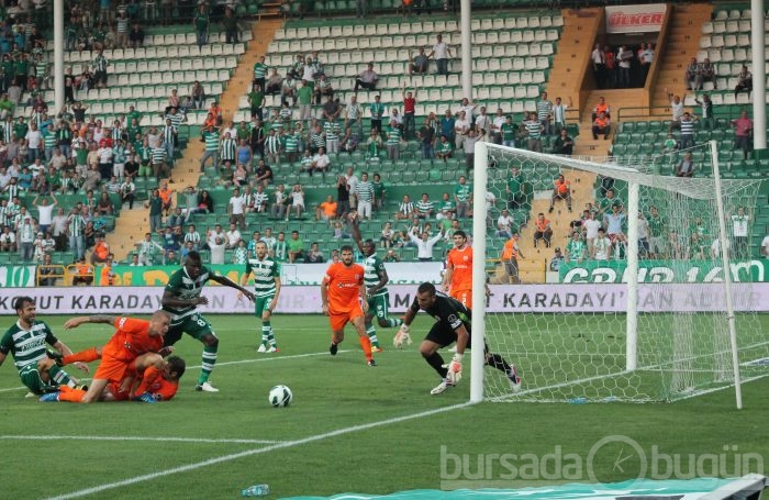 Bursaspor golü böyle kaçırdı