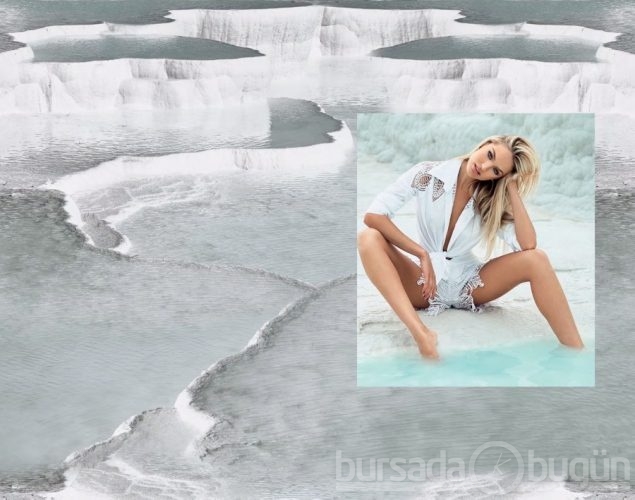 Pamukkale pozu