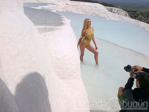 Pamukkale pozu