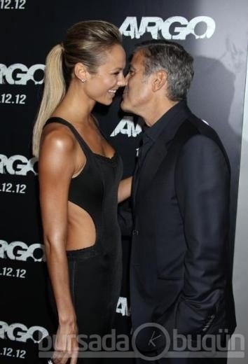 George Clooney Stacey Keibler Galada