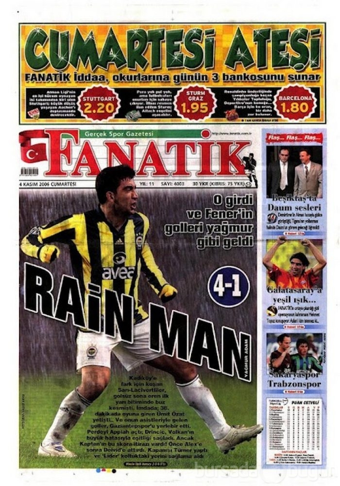 Unutulmayan spor manşetleri