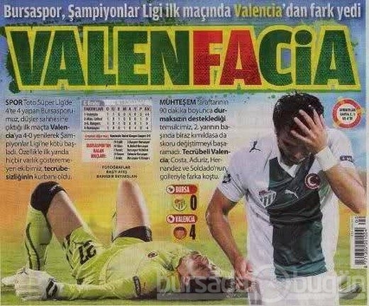 Unutulmayan spor manşetleri