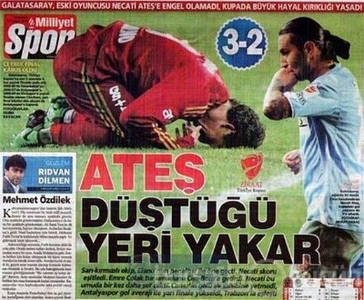 Unutulmayan spor manşetleri
