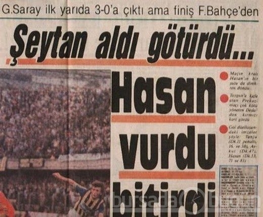 Unutulmayan spor manşetleri