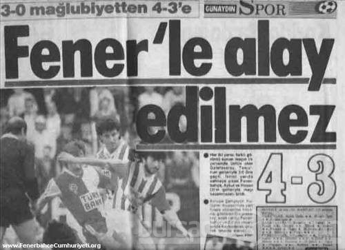 Unutulmayan spor manşetleri