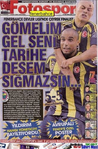 Unutulmayan spor manşetleri