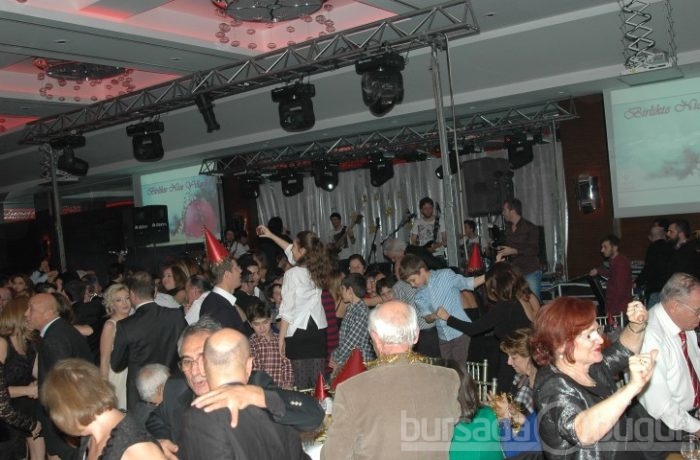 Bursa yılbaşını böyle kutladı