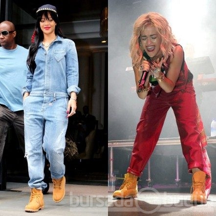 Rihanna'yı taklit ediyor