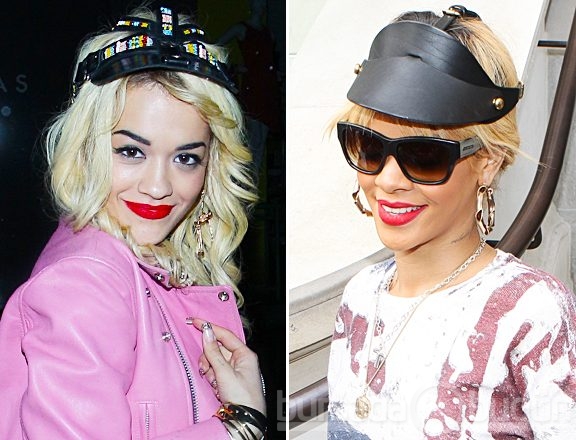 Rihanna'yı taklit ediyor