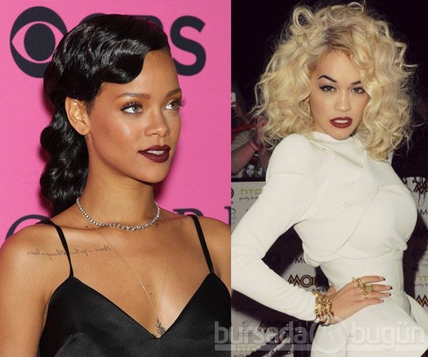 Rihanna'yı taklit ediyor