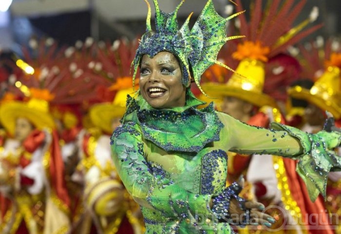 Rio karnavalının en renkli kareleri