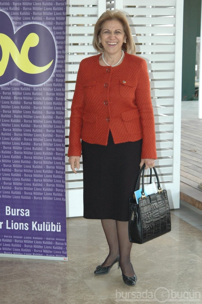 Nilüfer Lions Kulübü'nün konuğu Pınar Kaftancıoğlu oldu