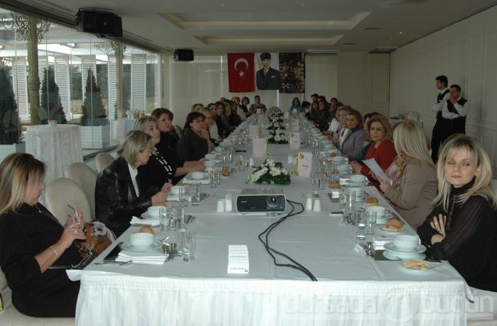 Nilüfer Lions Kulübü'nün konuğu Pınar Kaftancıoğlu oldu