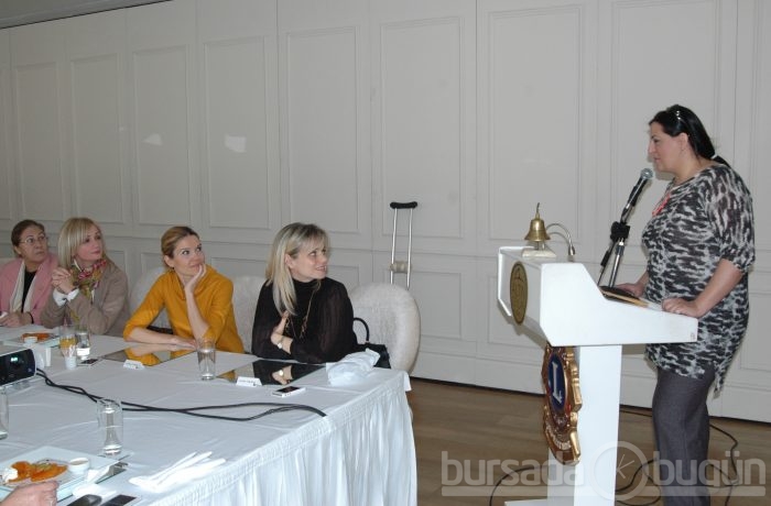 Nilüfer Lions Kulübü'nün konuğu Pınar Kaftancıoğlu oldu