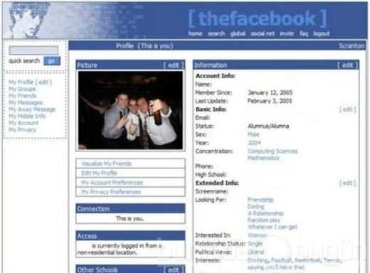 Facebook'un evrimi