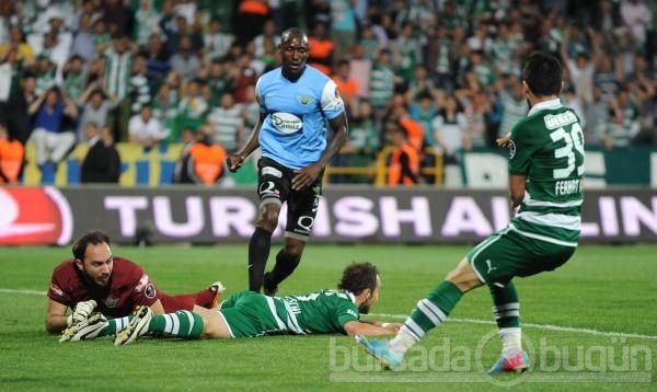Bursaspor-Akhisar Belediyespor maçı fotoğrafları
