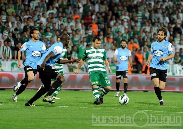Bursaspor-Akhisar Belediyespor maçı fotoğrafları