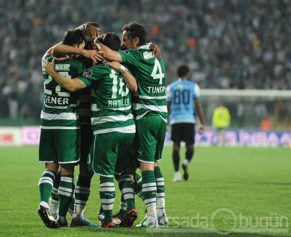 Bursaspor-Akhisar Belediyespor maçı fotoğrafları