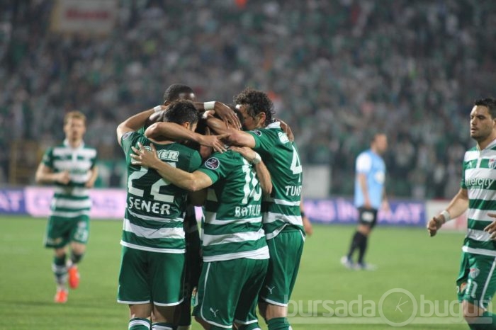 Bursaspor-Akhisar Belediyespor maçı fotoğrafları